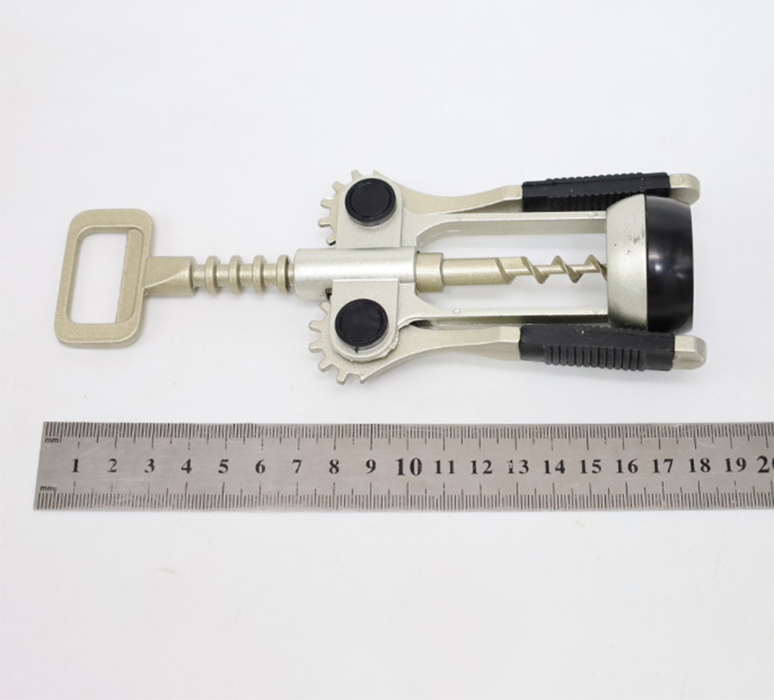 Штопор для вина рычажный металлический X3-68 18х7 см (37-86180) - фото 10