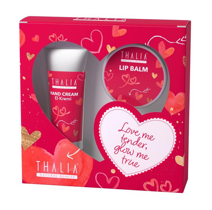 Подарочный набор для губ и рук THALIA 12 г/30 мл (Liv225202)