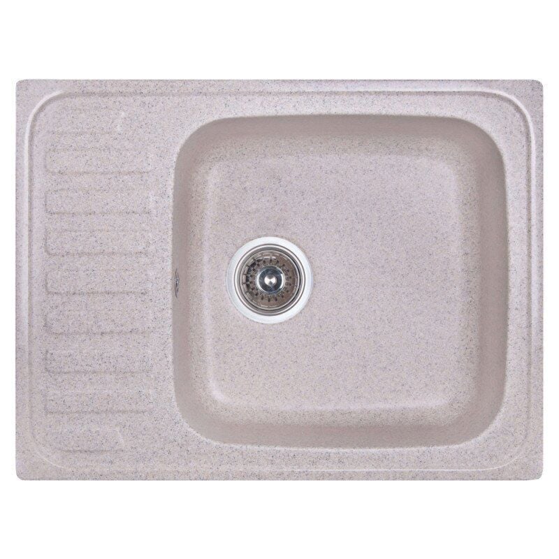 Мойка для кухни Cosh 6449 COSH6449K300 с сифоном 635x485 мм Бежевый (62122)