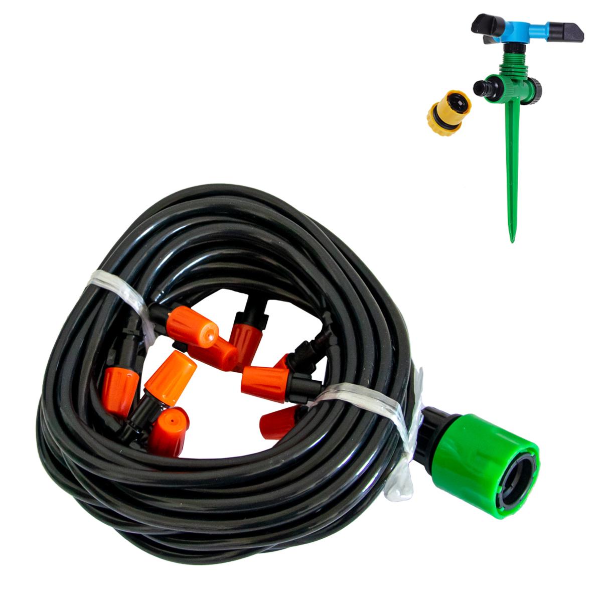 Система туманоутворення Patio Mistcooling Kit 10M BD-182 с поливалкой для огорода (3000191-TOP-2)