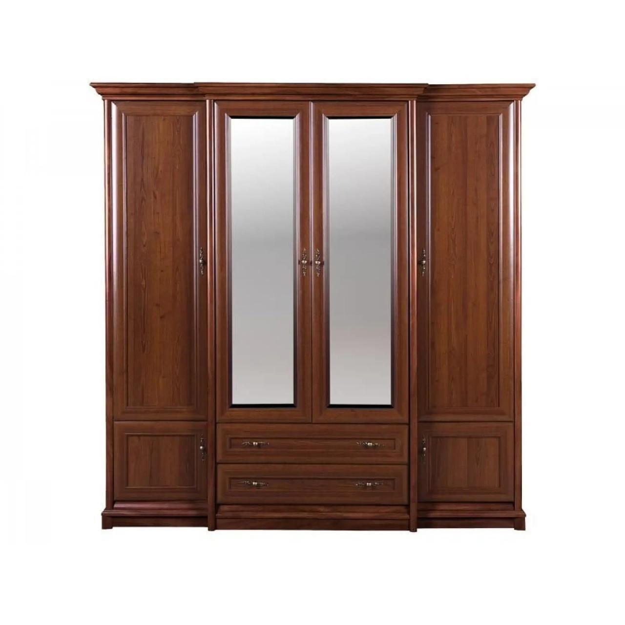 Шкаф с зеркалом Гербор Соната 4d/2s Каштан (GRB-1453)