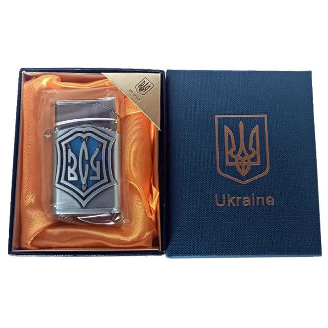 Газова запальничка ЗСУ HL-4112-4 Срібний