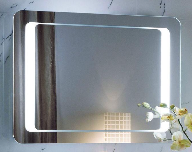 Зеркало для ванной комнаты с подсветкой LED Mirror Шарлотта 80х120 см (с подогревом)