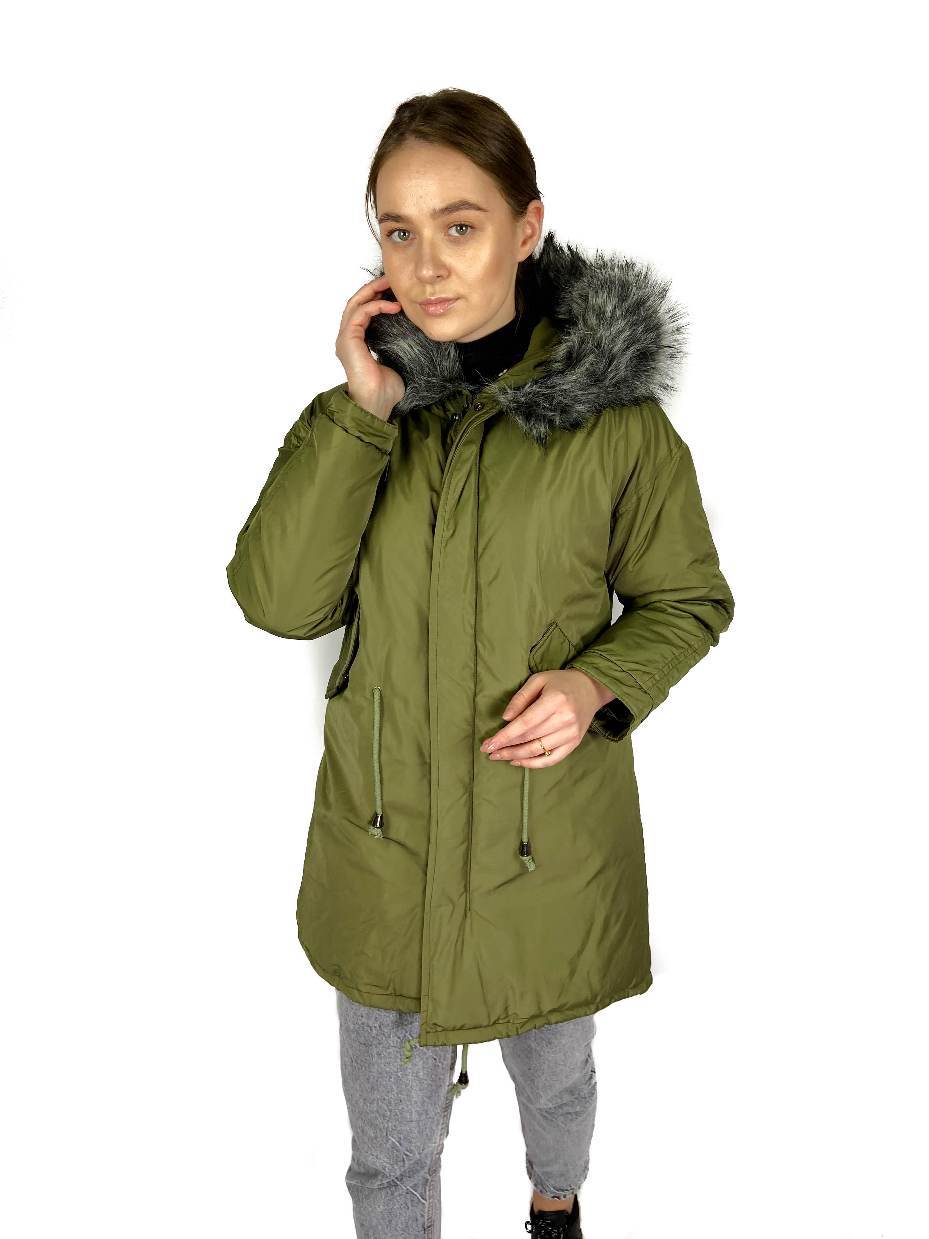 Парка зимняя женская XINXUEYI 2XL Хаки (PP9010-1) - фото 2