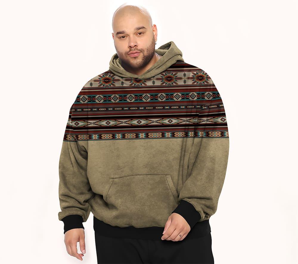 Худі чоловіче Тотем батал 4XL Коричневий (11164)