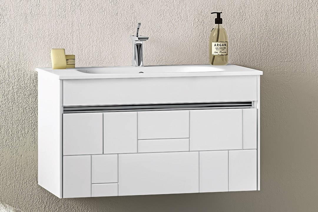 Підвісна тумба з умивальником GOLD Ban-Yom NAOMI 80 см