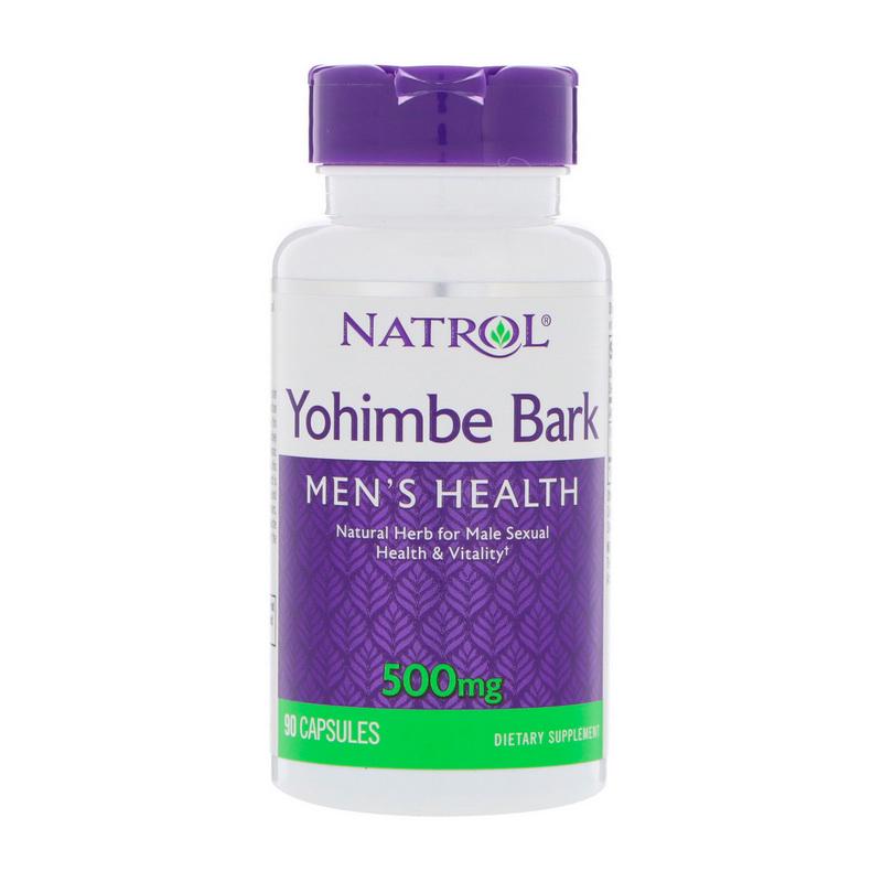 Экстракт йохимбе Natrol Yohimbe Bark 500 mg 90 caps