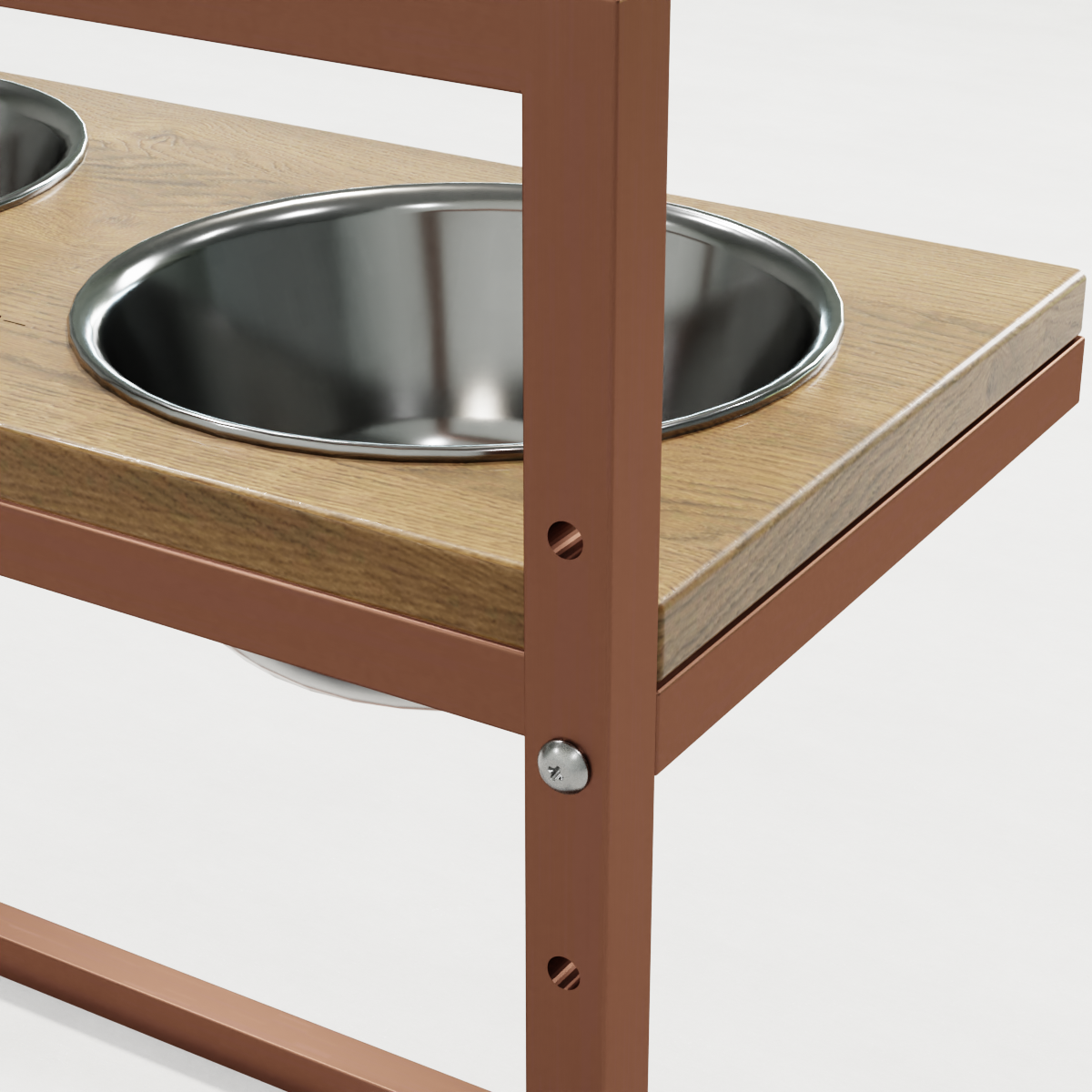 Миски на регульованій підставці для великих собак Hollky Flex L 2х1,8 л (FL-502850-GLNT) - фото 6 Миски на регульованій підставці для великих собак Hollky Flex L 2х1,8 л (FL-502850-GLNT) - фото 6