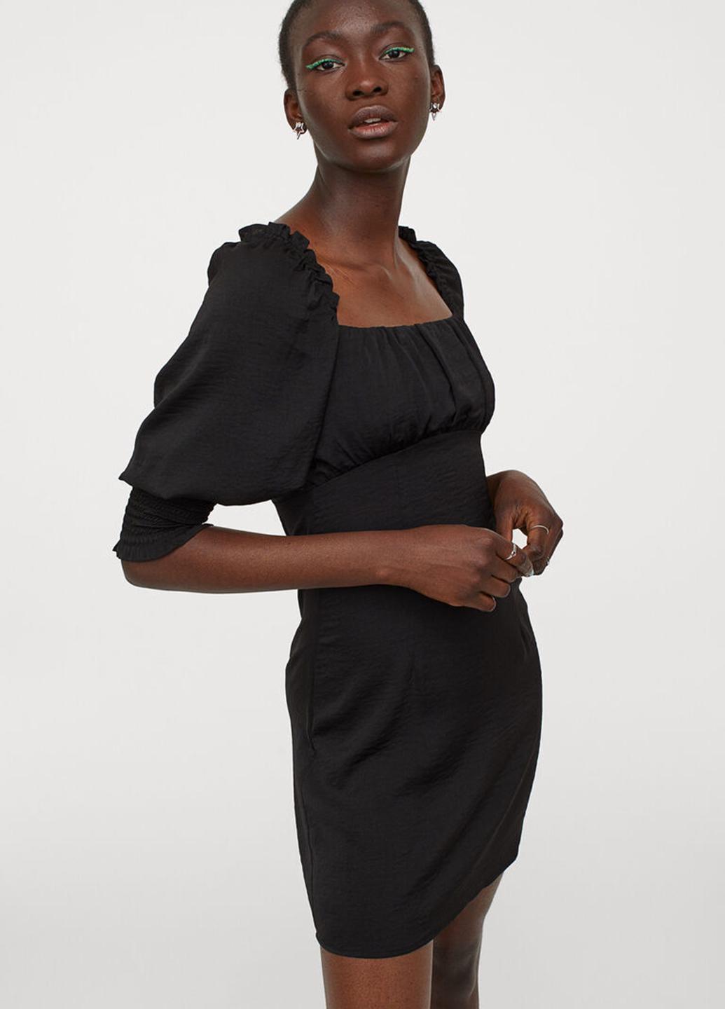 Платье H&M р. 40 Черный (8905852b45)