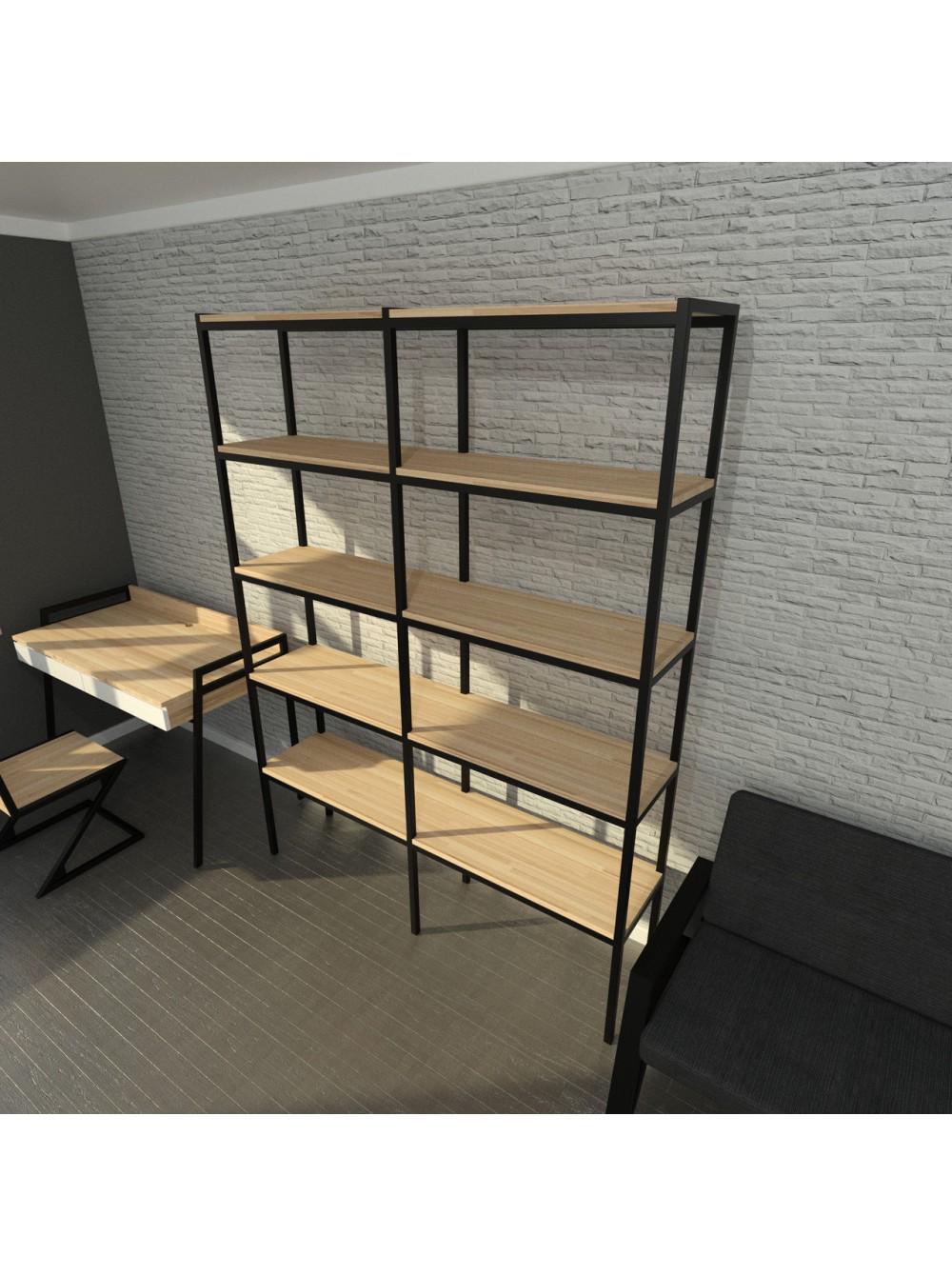 Стеллаж MSM Loft 4 Дуб Сонома (SO-0021)