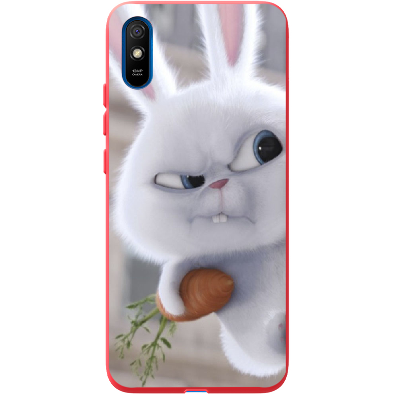 Чехол BoxFace Xiaomi Redmi 9A Rabbit Snowball Красный силикон (40304-up1116-41928)