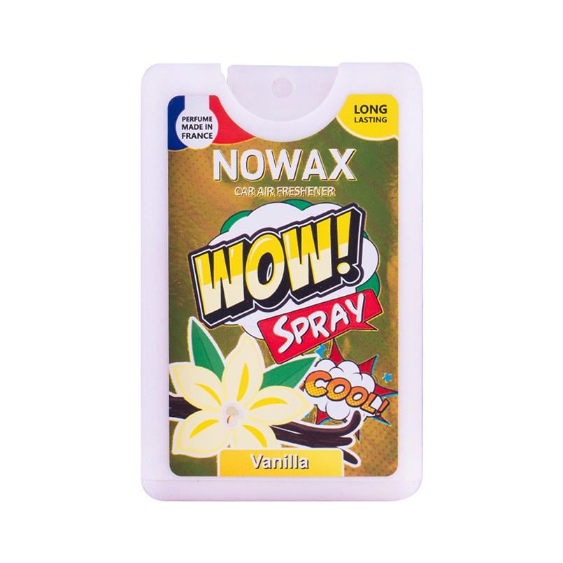 Ароматизатор Nowax WOW Spray с распылителем 18 мл Vanilla (NX00144)