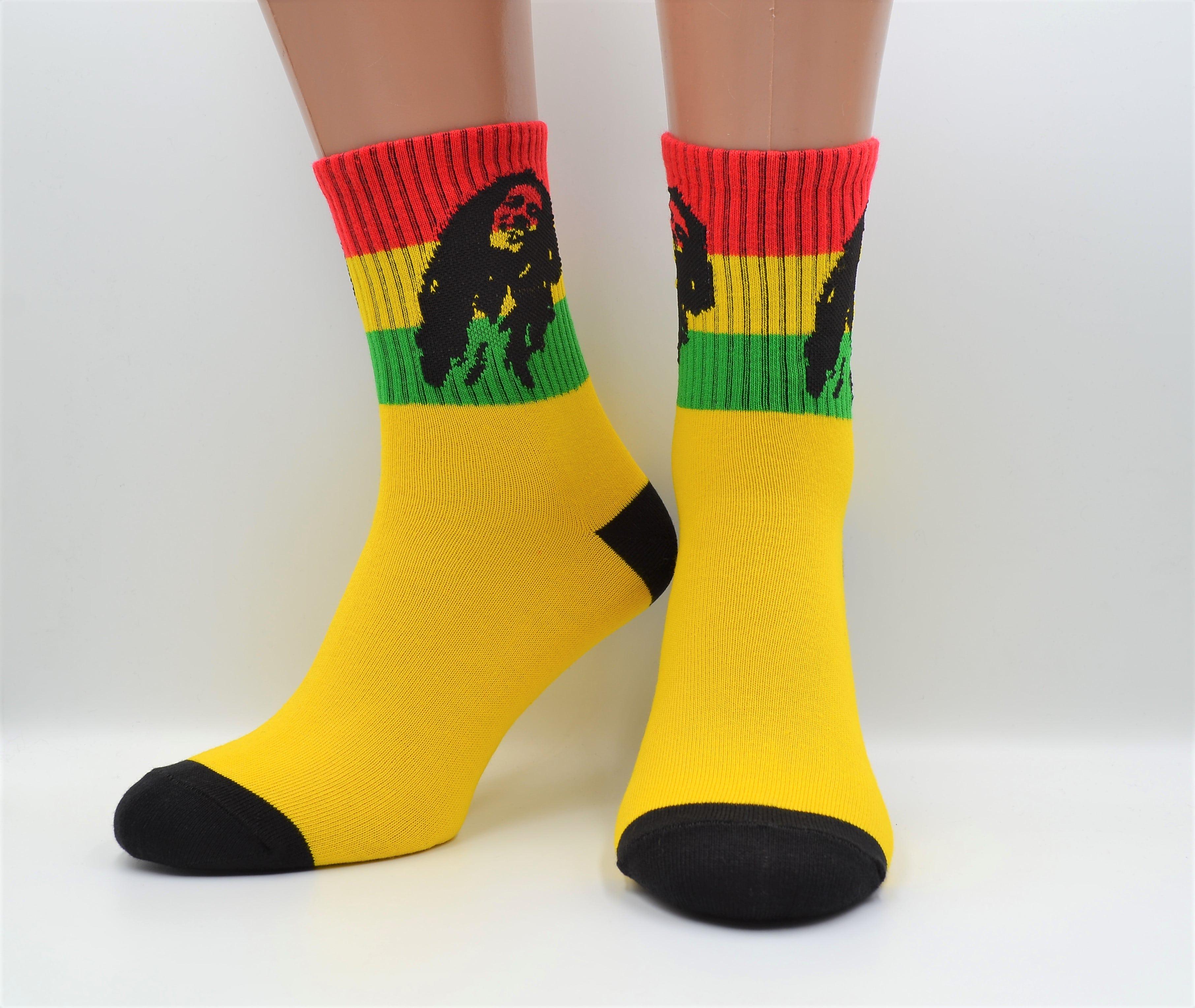 Носки универсальные демисезонные Super Socks 001.058 Bob Marley р. 42-44 Желтый