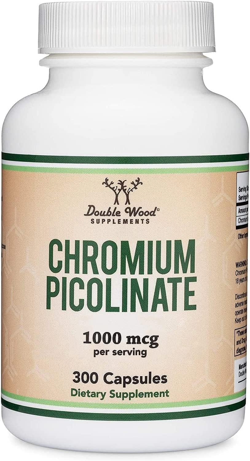 Хром Double Wood Supplements Chromium Picolinate 1000 mcg 300 капсул