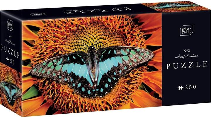 Пазли тришарові ТМ InterDRUK Colourful Nature 2 Butterfly 250 шт. 48х33 см (5902277342003)