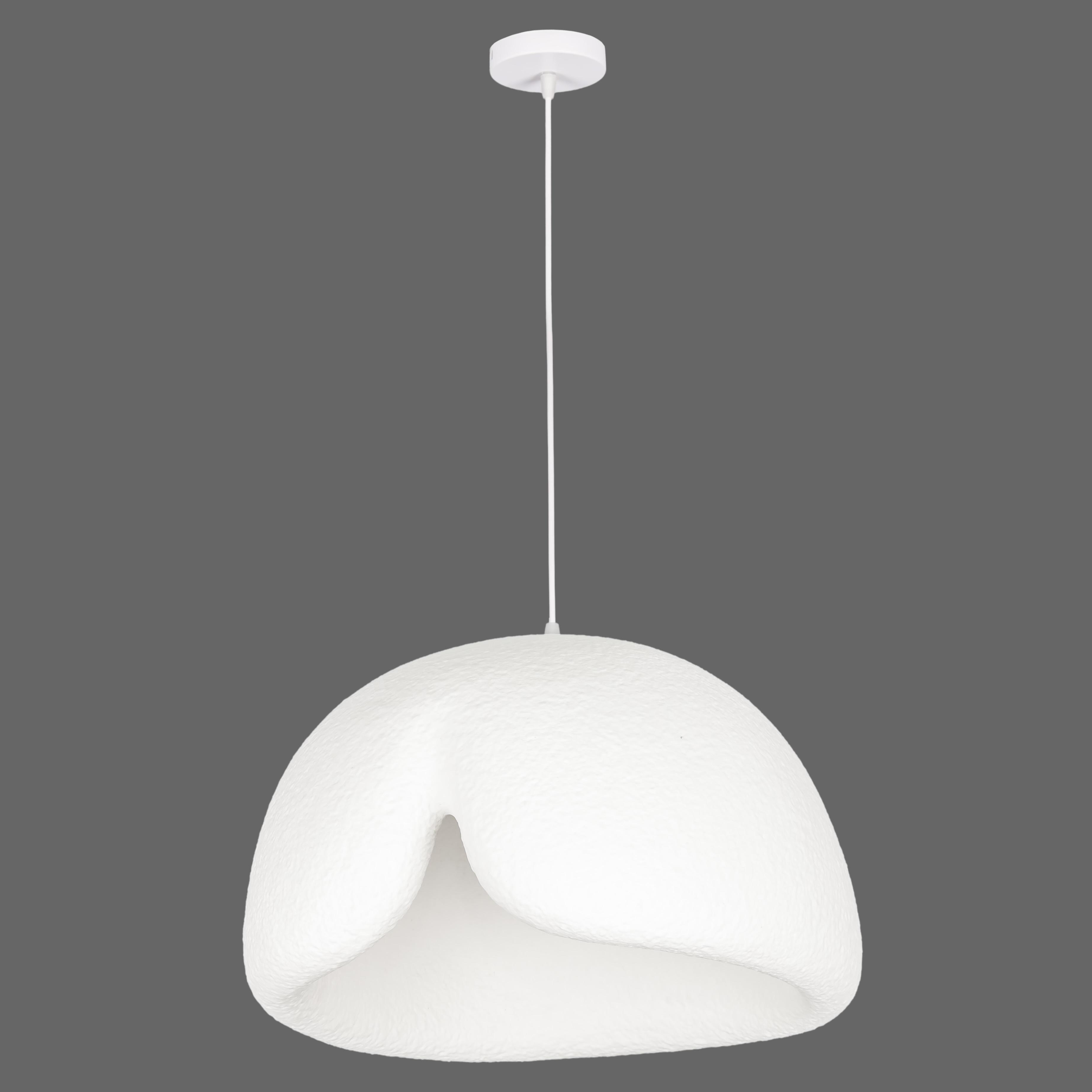 Люстра гипсовая Wabi-Sabi 45 см Белый (909-XL3619 (450) WH)