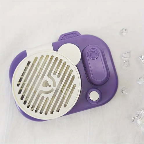 Вентилятор портативний акумуляторний Камери 0808-13 фіолетовий - фото 6 Вентилятор портативний акумуляторний Камери 0808-13 фіолетовий - фото 6