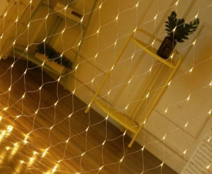 Гірлянда сітка-завіса світлодіодна 120 LED 2х2м Теплий білий (RD-7162) - фото 4 Гірлянда сітка-завіса світлодіодна 120 LED 2х2м Теплий білий (RD-7162) - фото 4