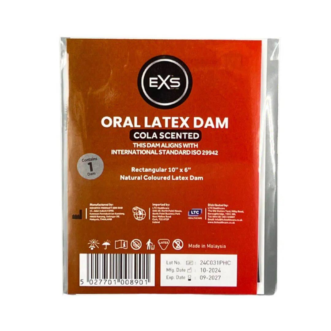 Латексна серветка для орального сексу EXS Oral Latex Dam Cola Scented 1 шт.