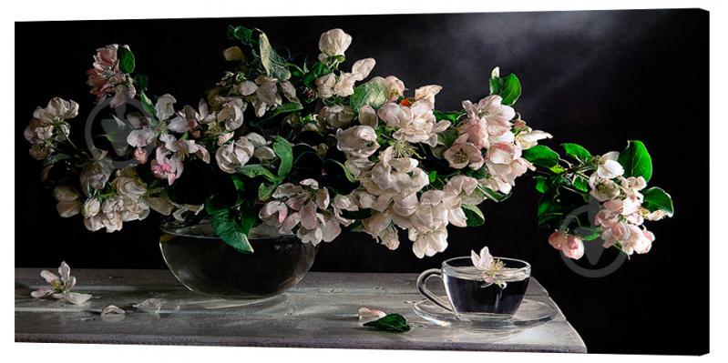 Картина на холсте Декор Карпаты Цветы 50х100 см (c526)