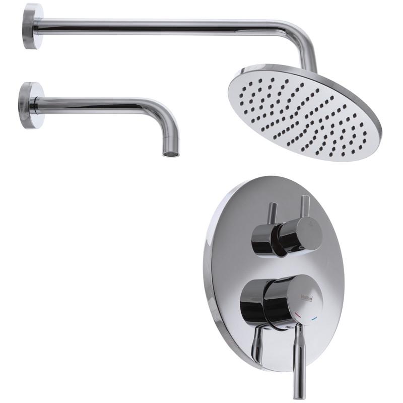 Душевая система Haiba Hans 003 скрытого монтажа из латуни (HB0893)