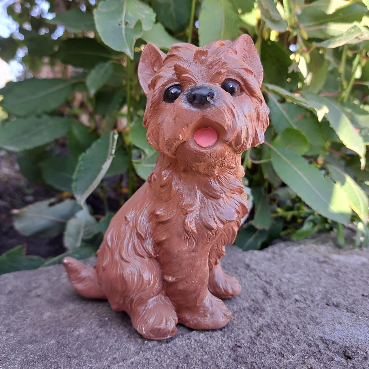 Статуэтка Йоркширский терьер Коричневый (3967)