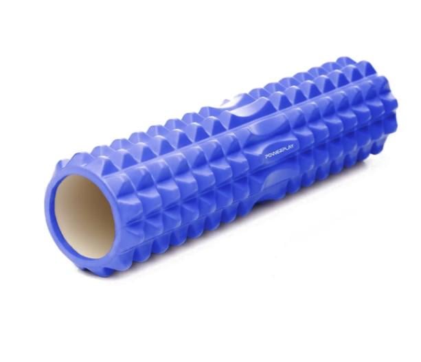 Масажний ролик PowerPlay 4406 EVA Massage Roller 45x12 см Синій (PP_4406_Blue)
