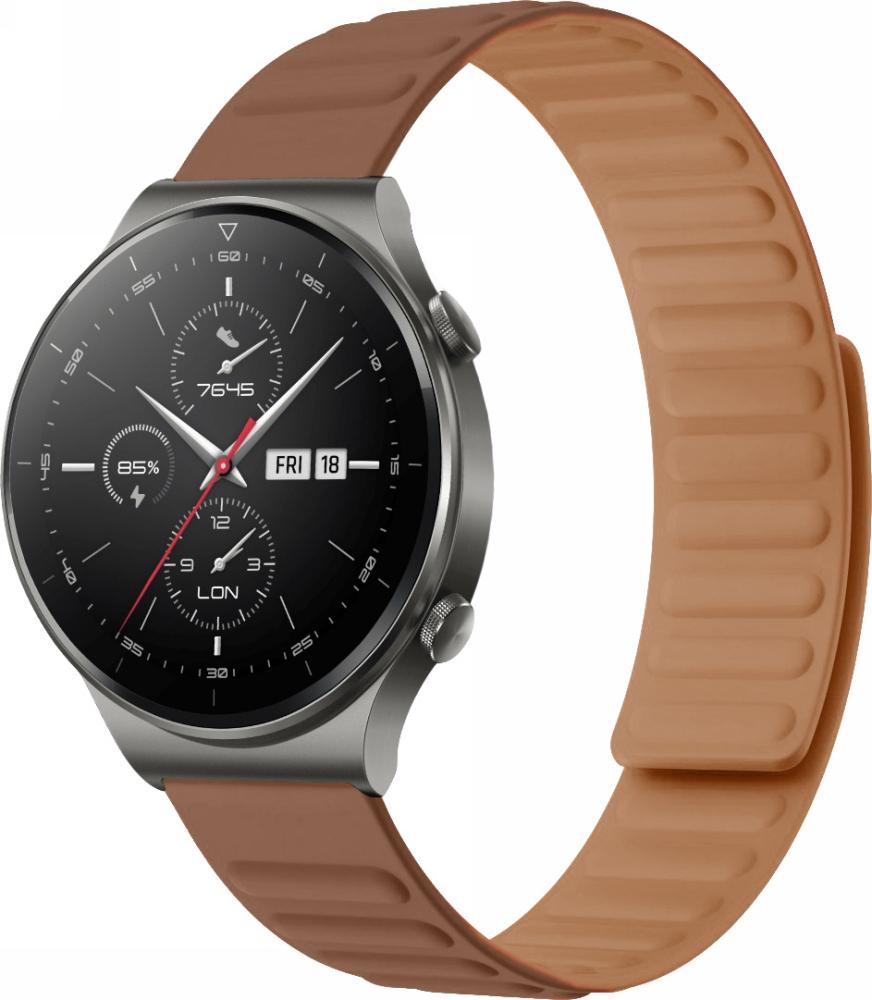 Ремешок Magneter для Huawei Watch GT 2 Pro Brown (26656-30) Ремешок Magneter для Huawei Watch GT 2 Pro Brown (26656-30)
