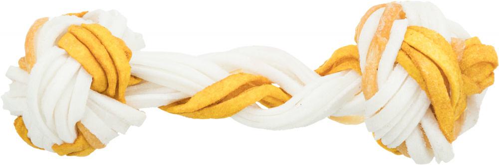 Лакомство для собак Trixie Denta Fun Косточка для чистки зубов натурльная кожа 10 см 15 г 8 шт. (31449)