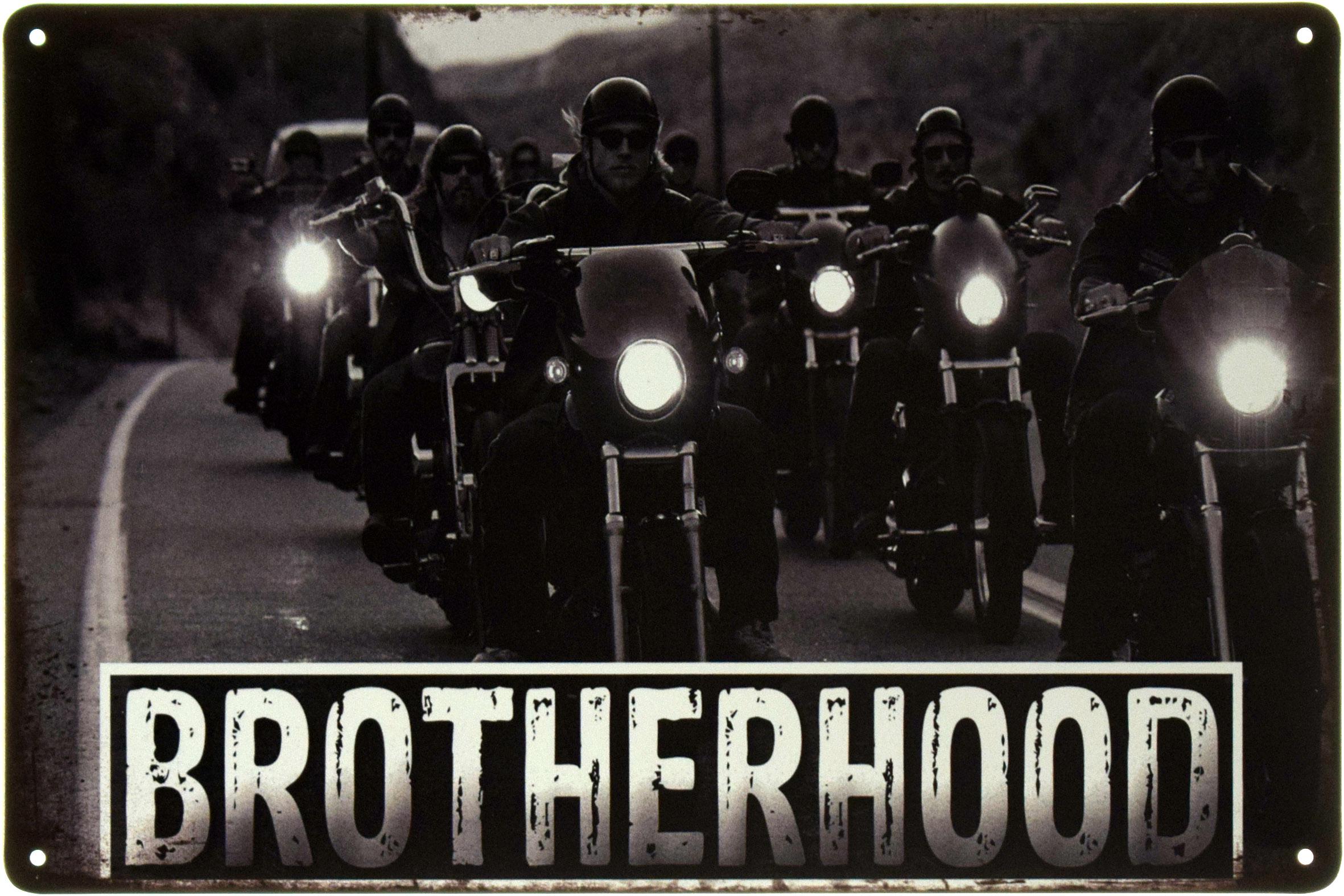 Табличка металева Братство/Brotherhood 20x30 см