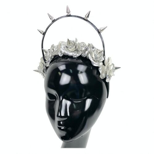 Обруч Silver Pank SETA Decor 20-915BLK-SL