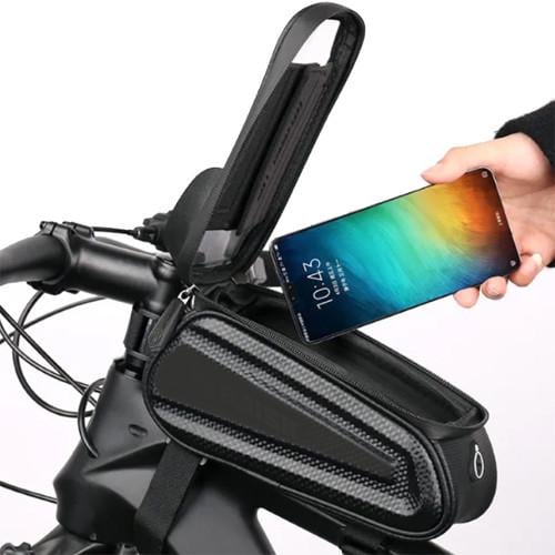 Велосумка на руль с держателем под телефон F003/221G - фото 5