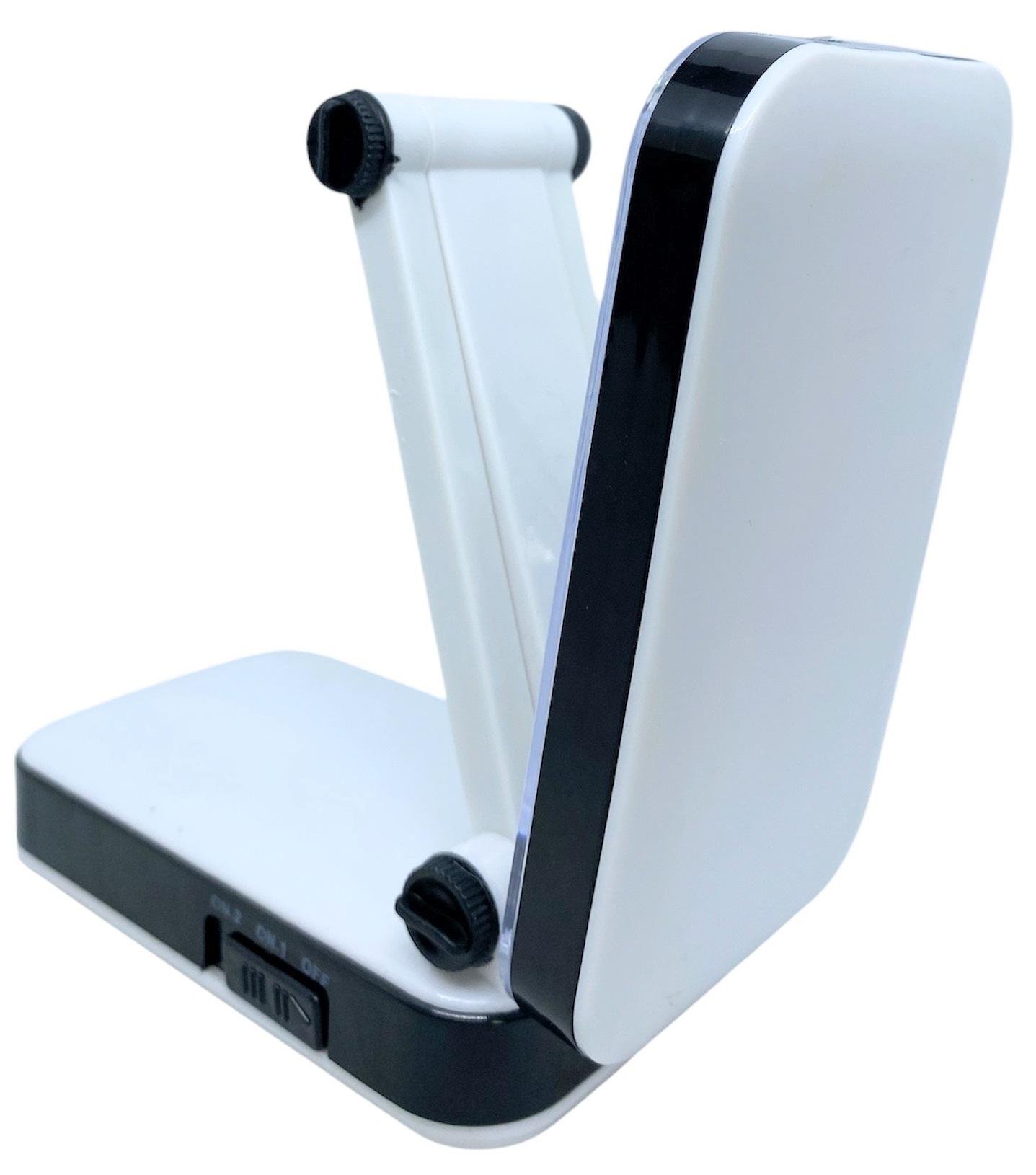 Лампа на акумуляторі світлодіодна LED настільна розкладна трансформер заряджання від мережі LH-666 Білий - фото 2 Лампа на акумуляторі світлодіодна LED настільна розкладна трансформер заряджання від мережі LH-666 Білий - фото 2