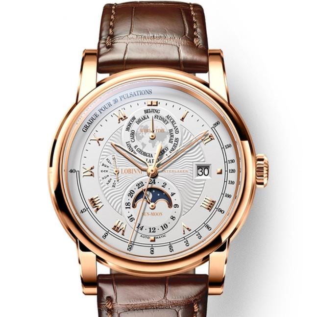 Наручные часы Lobinni Business с кожаным ремешком (1282085193)