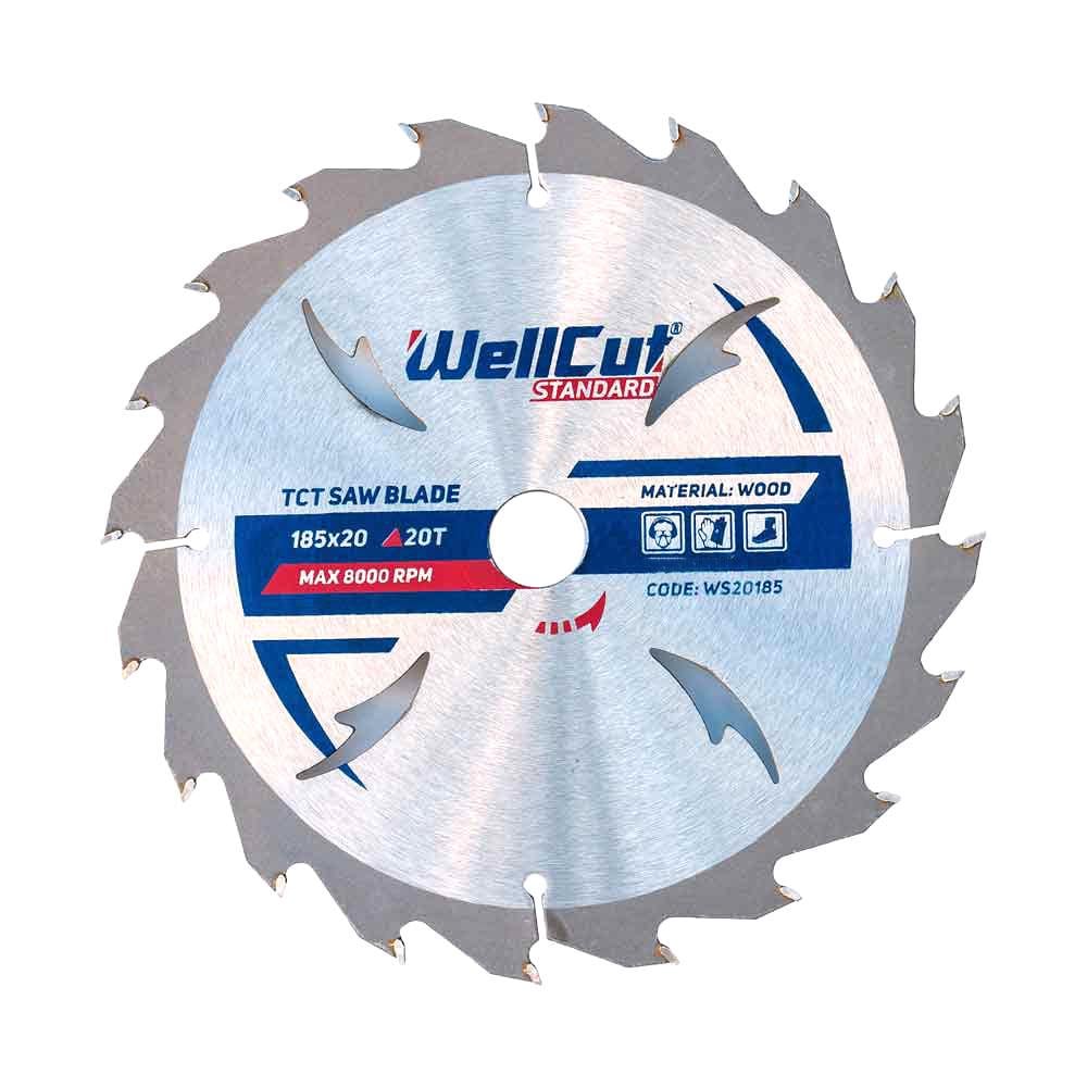 Пильный диск WellCut Standard 185x20 мм 20 зубьев (23465)