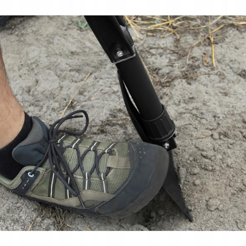 Лопата саперная туристическая Trizand 23830 складная металлическая со штыком и чехлом 3в1 60 см Черный - фото 8 Лопата саперная туристическая Trizand 23830 складная металлическая со штыком и чехлом 3в1 60 см Черный - фото 8