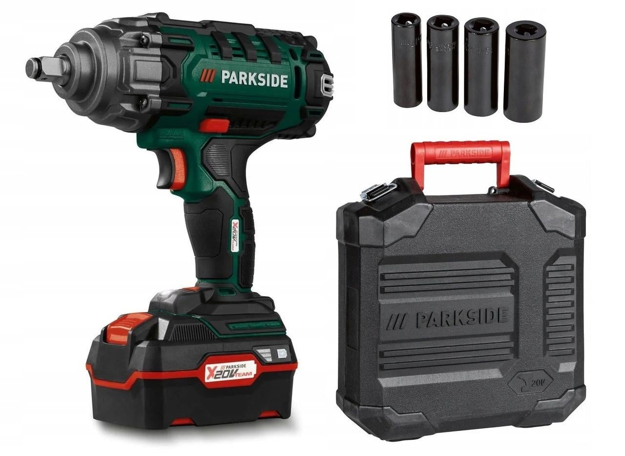 Аккумуляторный ударный гайковерт PARKSIDE PASSK 20-Li 5 ступеней-max 400 Нм Аккумуляторный ударный гайковерт PARKSIDE PASSK 20-Li 5 ступеней-max 400 Нм