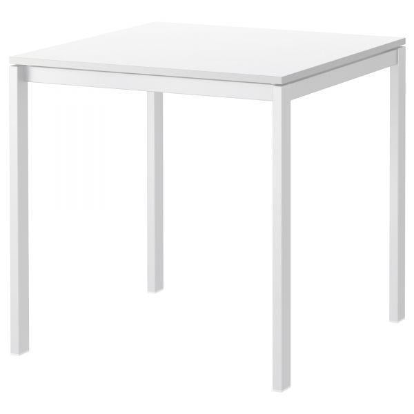 Стіл IKEA MELLTORP 75x75 см Білий (390.117.81)