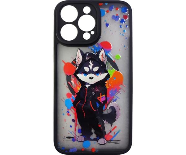 Чехол накладка Gelius Print Case UV (Magsafe) для iPhone 14 Pro Max, Street Husky