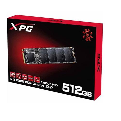 Накопитель ADATA XPG SX6000 Pro 512 Гб M.2 2280 PCI Express 3.0x4 3D NAND TLC (874740ce) - фото 2