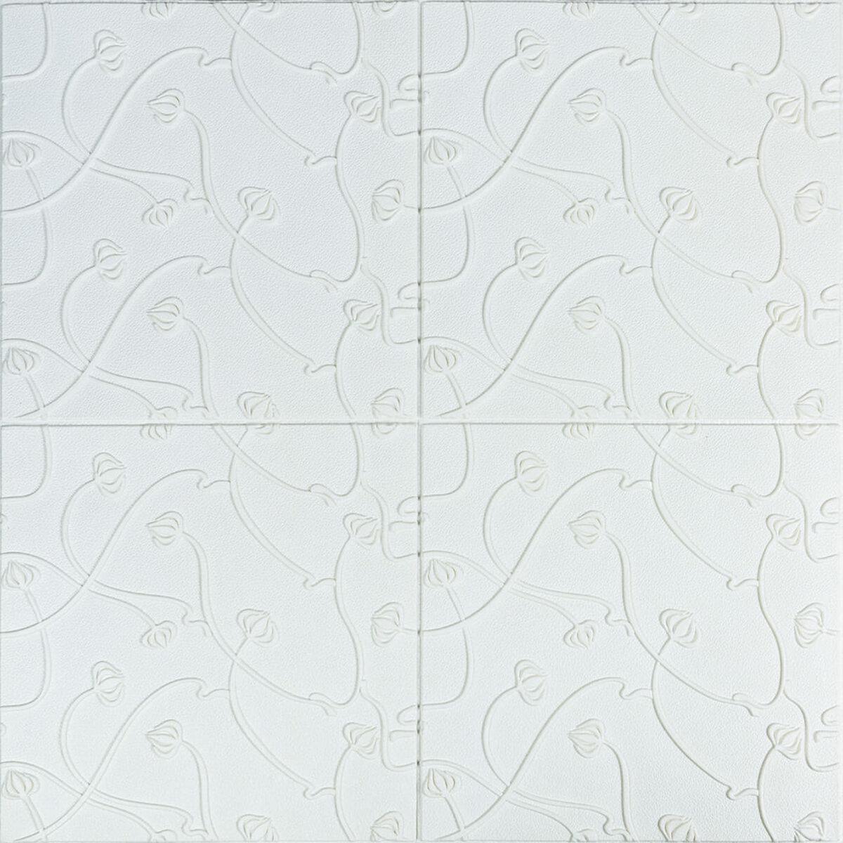 Панель 3D 700х700х6 мм D Білий (SW-00001958)