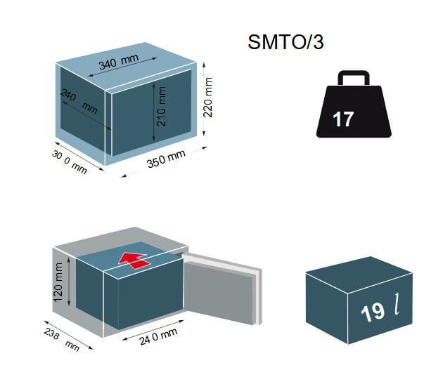 Сейф меблевий Technomax SMTO/3 - фото 5