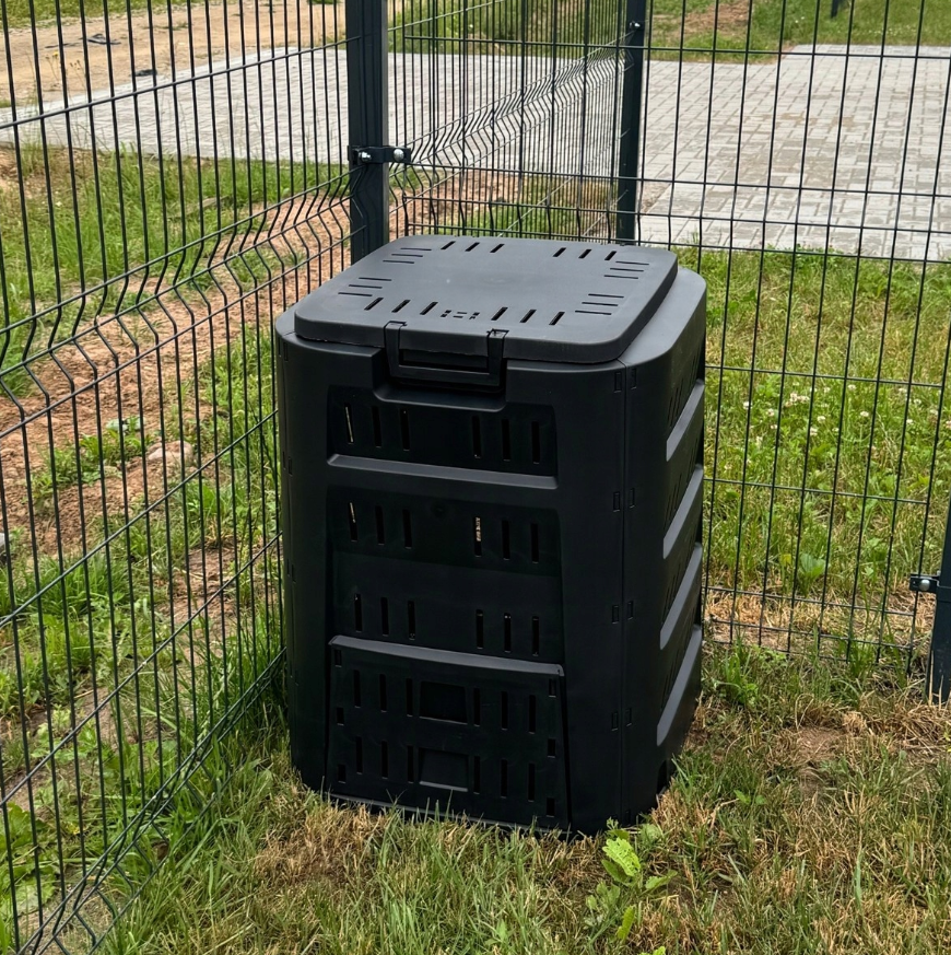 Компостер садовий Prosperplast Compogreen 220 л Чорний (IKST220C-S411) - фото 5 Компостер садовий Prosperplast Compogreen 220 л Чорний (IKST220C-S411) - фото 5