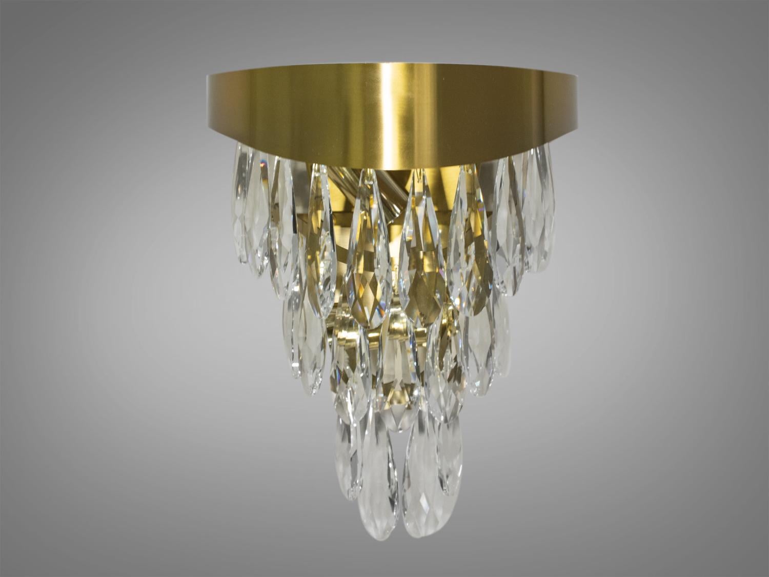 Светильник настенный на 2 лампы Золотой (W8826-B G)