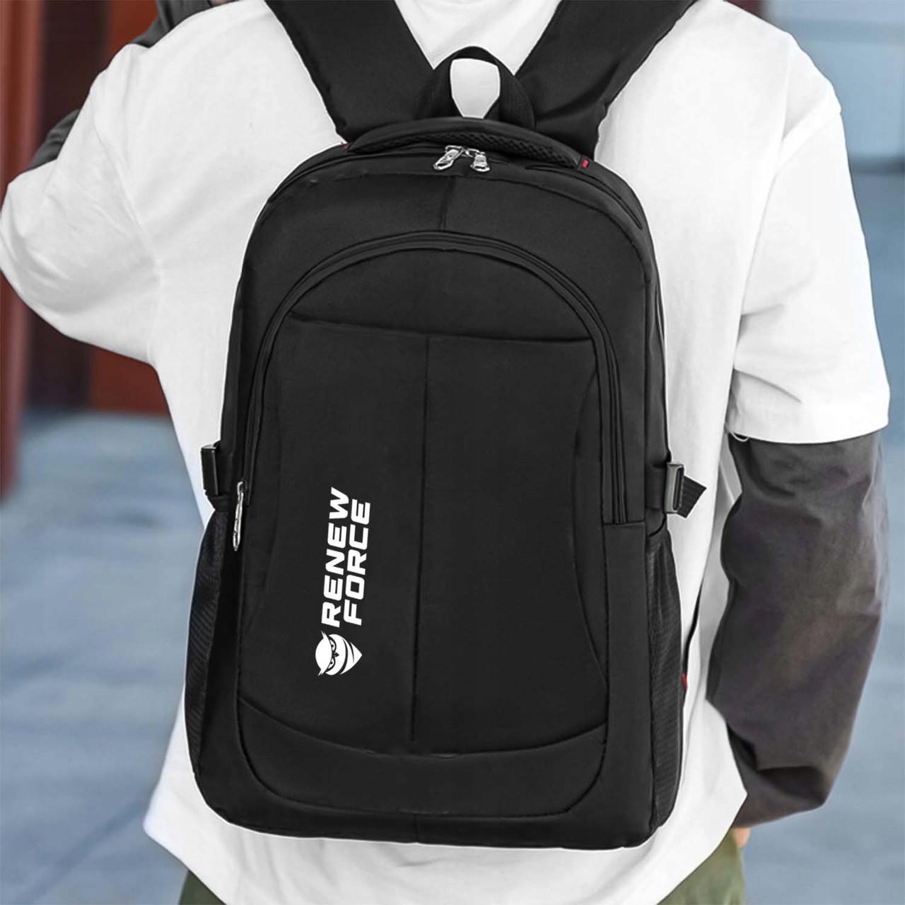 Городской рюкзак Renew Force 22 л 48х31х15 см Черный (2124746844) - фото 6