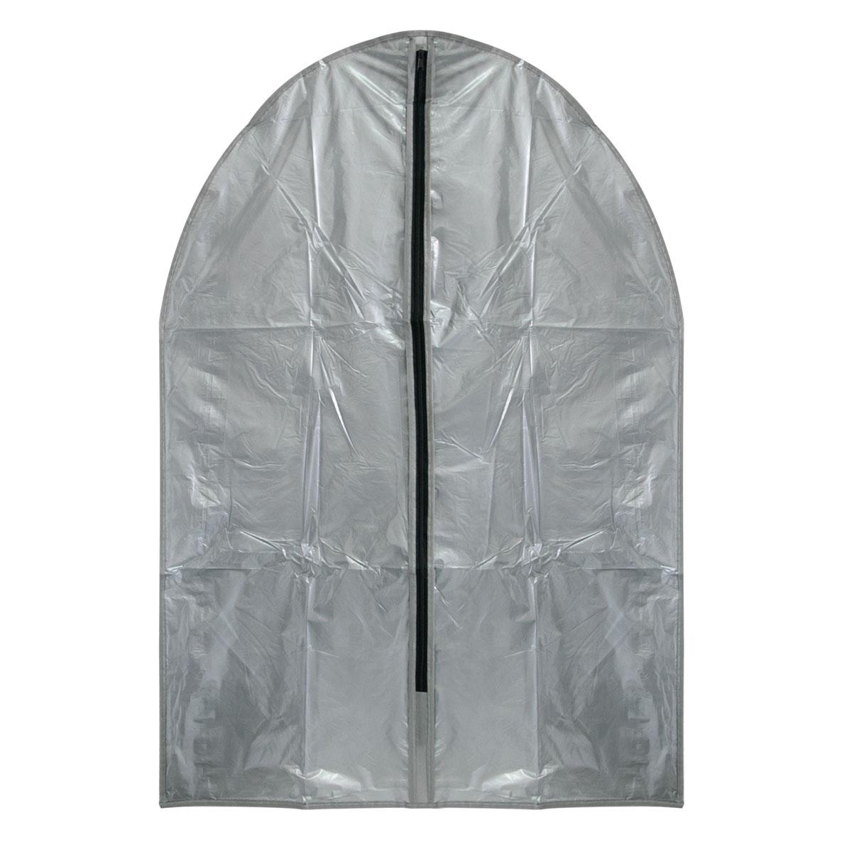 Чехол на вешалку для одежды AI JIA Garment bag 87х60 см Серый (1010028-Gray)