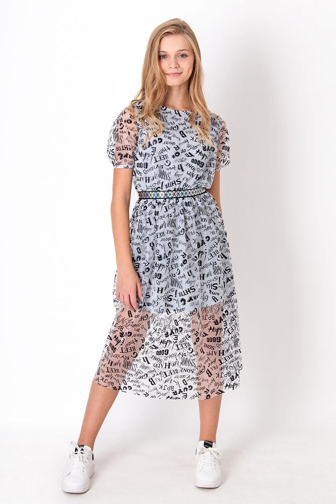 Сукня для дівчинки Mevis 4046-01 164 см Світло-сріблястий (104166)