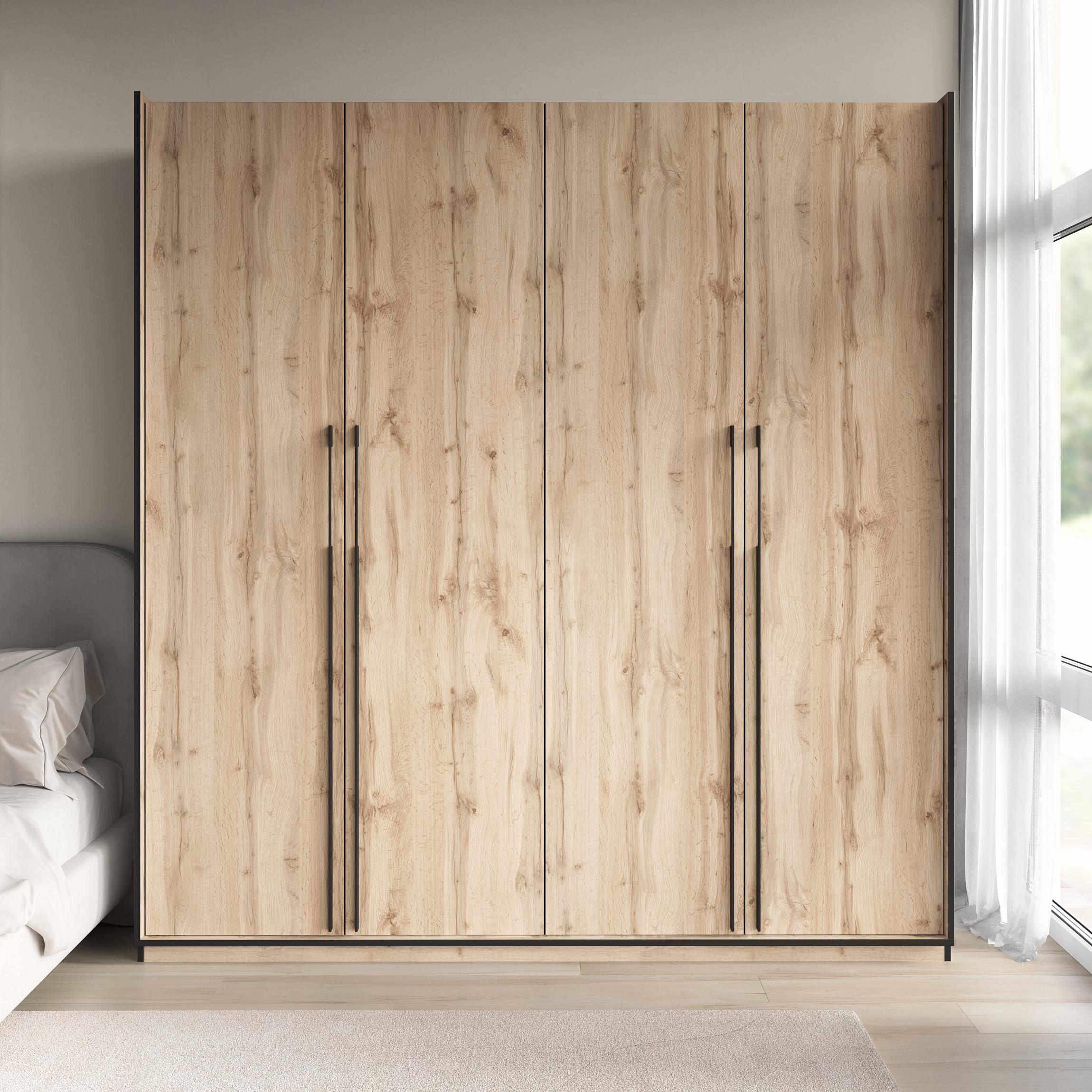 Шафа Moreli Ramo R-00018 з шухлядами та штангами 1968x2100x570 мм Дуб аппалачі