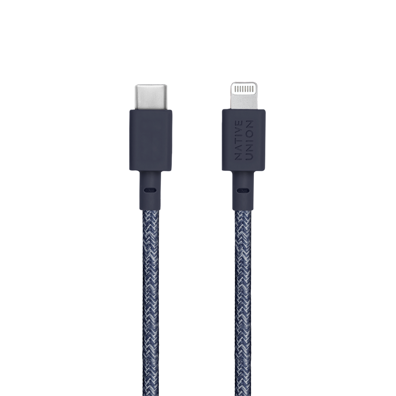 Кабель синхронизации Native Union Belt 3m Cable XL USB-C to Lightning, Indigo (BELT-CL-IND-3-NP) - фото 2 Кабель синхронизации Native Union Belt 3m Cable XL USB-C to Lightning, Indigo (BELT-CL-IND-3-NP) - фото 2
