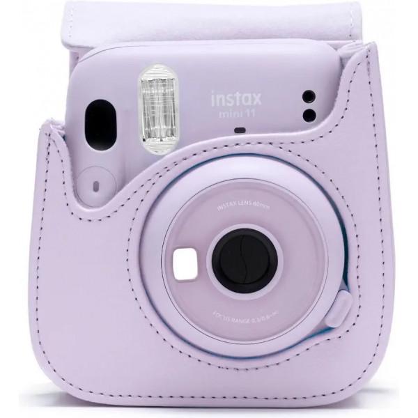 Камера моментального друку Fujifilm Instax Mini 11 Violet + Чохол + Фотоальбом 128 + Фотоплівка 20 шт. + Фоторамка + Наклейки 30 шт. - фото 5